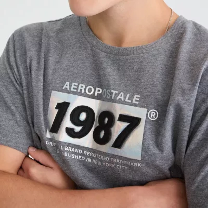 AEROPOSTALE Mens Crew Neck Regular Fit Graphic T-Shirt