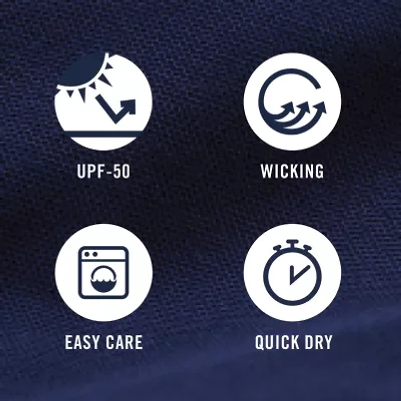 IZOD Hydrashield Mens Long Sleeve Active Quarter-Zip Pullover