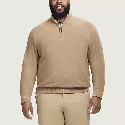 IZOD Honeycomb Big and Tall Mens Long Sleeve Pullover Sweater