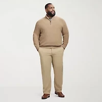 IZOD Honeycomb Big and Tall Mens Long Sleeve Pullover Sweater