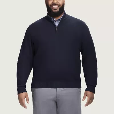 IZOD Honeycomb Big and Tall Mens Long Sleeve Pullover Sweater