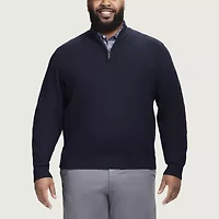 IZOD Honeycomb Big and Tall Mens Long Sleeve Pullover Sweater