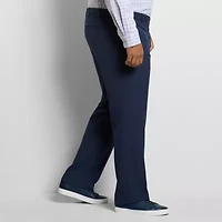 Van Heusen Everyday Defense Mens Straight Fit Big and Tall Dress Flat Front Pant