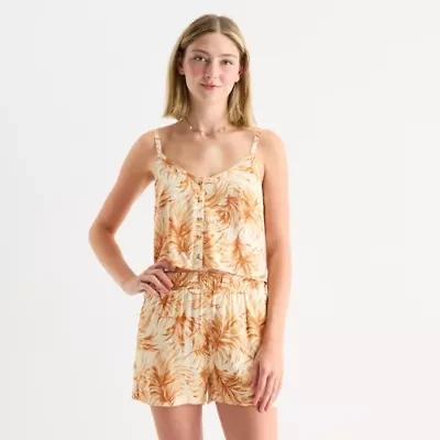 Hurley Womens V Neck Sleeveless Juniors Camisole