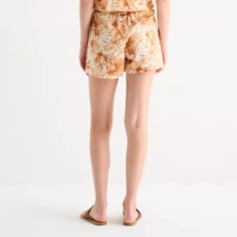 Hurley Juniors Womens High Rise Pull-On Short
