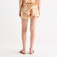 Hurley Juniors Womens High Rise Pull-On Short