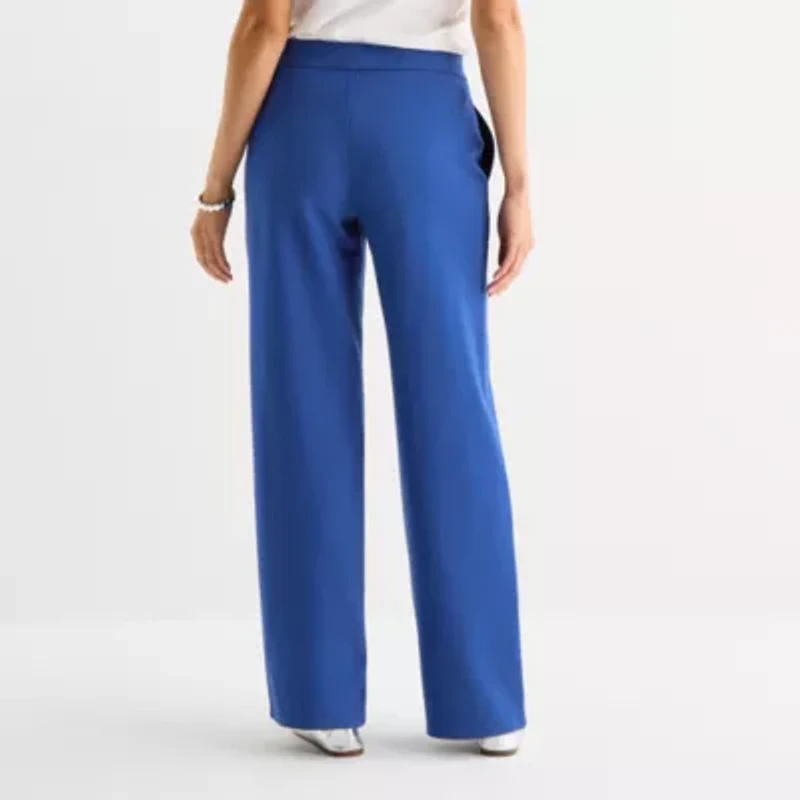 St. John's Bay Womens Wide Leg Trouser