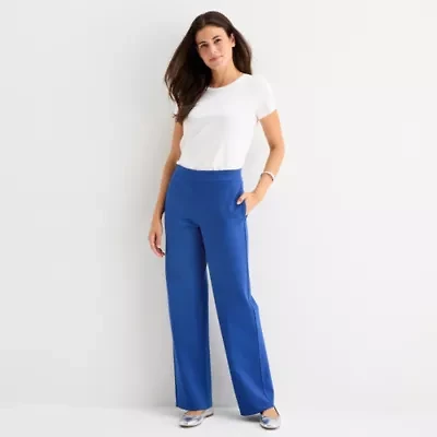 St. John's Bay Womens Wide Leg Trouser
