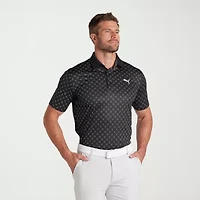 PUMA Mens Regular Fit Short Sleeve Polo Shirt