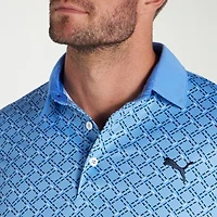 PUMA Mens Regular Fit Short Sleeve Polo Shirt