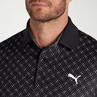 PUMA Mens Regular Fit Short Sleeve Polo Shirt