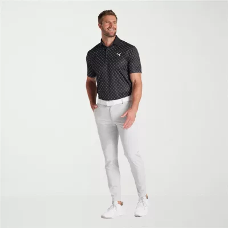 PUMA Mens Regular Fit Short Sleeve Polo Shirt