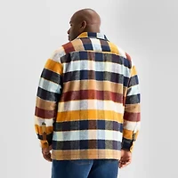 mutual weave Mens Big and Tall Shirt Jacket
