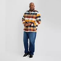mutual weave Mens Big and Tall Shirt Jacket