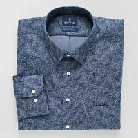 Stafford Advanced Performance Sweat Repel Mens Classic Fit Long Sleeve Dress Shirt