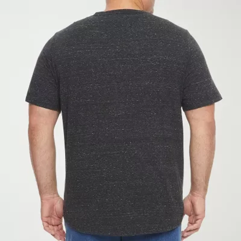 mutual weave Mens V Neck Short Sleeve Big and Tall T-Shirt