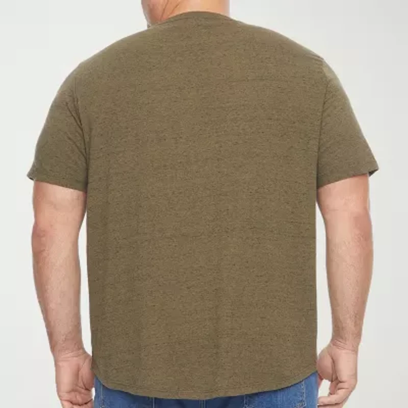 mutual weave Mens V Neck Short Sleeve Big and Tall T-Shirt