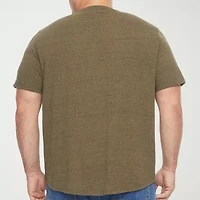 mutual weave Mens V Neck Short Sleeve Big and Tall T-Shirt