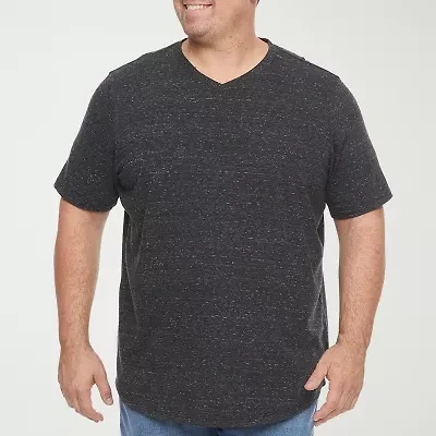 mutual weave Mens V Neck Short Sleeve Big and Tall T-Shirt