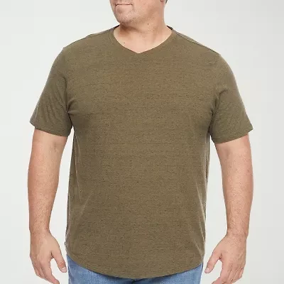 mutual weave Mens V Neck Short Sleeve Big and Tall T-Shirt
