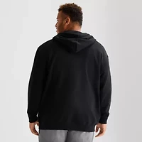 U.S. Polo Assn. Mens Long Sleeve Embroidered Zipper Big and Tall Hoodie