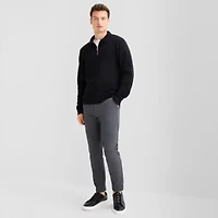 Stylus Mens Regular Fit Long Sleeve Waffle Polo Shirt