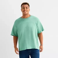 Arizona Mens Crew Neck Short Sleeve Relaxed Fit Big and Tall Graphic T-Shirt