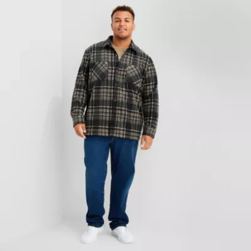 Arizona Mens Heavyweight Big and Tall Puffer Jacket