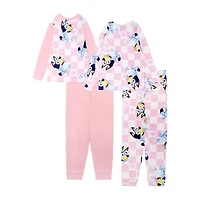 Little & Big Kid Girls Bluey Crew Neck Long Sleeve 4-pc. Pajama Sets