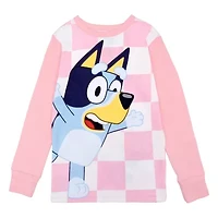 Little & Big Kid Girls Bluey Crew Neck Long Sleeve 4-pc. Pajama Sets