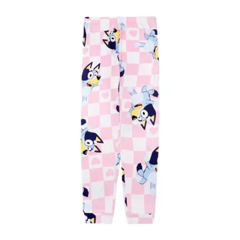 Little & Big Kid Girls Bluey Crew Neck Long Sleeve 4-pc. Pajama Sets