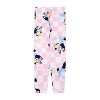 Little & Big Kid Girls Bluey Crew Neck Long Sleeve 4-pc. Pajama Sets