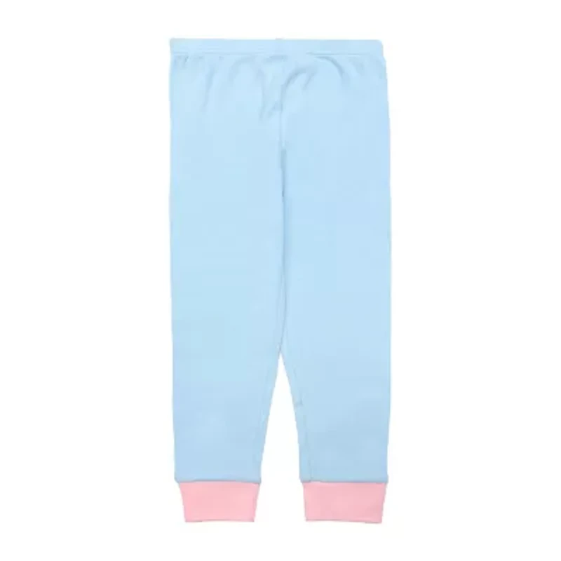 Toddler Girls Bluey Crew Neck Long Sleeve 4-pc. Pajama Sets