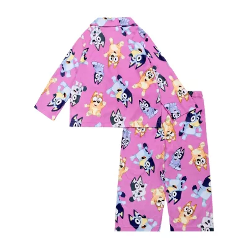 Toddler Girls Bluey Long Sleeve 2-pc. Pajama Sets