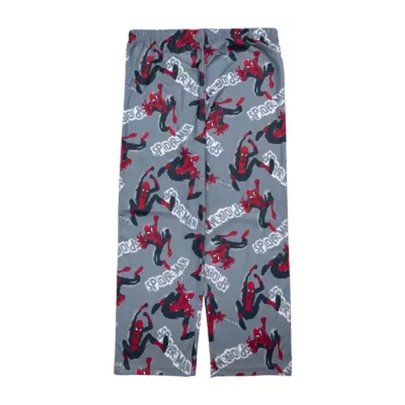 Disney Collection Little & Big Kid Boys Spiderman Crew Neck Long Sleeve 2-pc. Pajama Sets