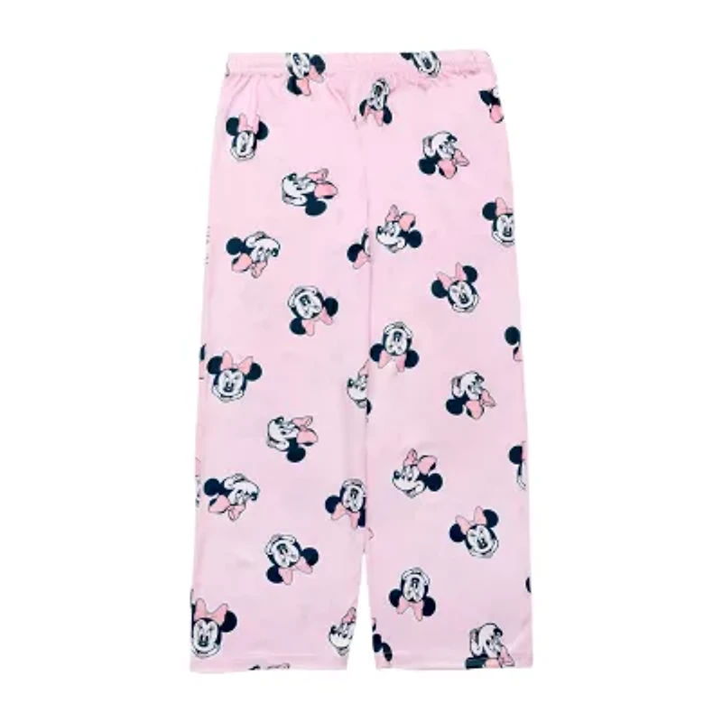 Disney Collection Little & Big Kid Girls Minnie Mouse Short Sleeve 2-pc. Pajama Sets