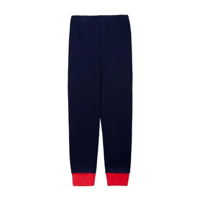 Disney Collection Little & Big Kid Boys Spiderman Crew Neck Long Sleeve 4-pc. Pajama Sets