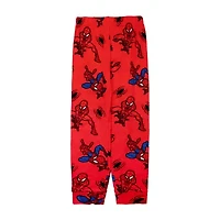 Disney Collection Little & Big Kid Boys Spiderman Crew Neck Long Sleeve 4-pc. Pajama Sets