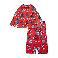 Disney Collection Toddler Boys Spiderman Long Sleeve 2-pc. Pajama Sets