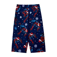 Disney Collection Toddler Boys Spiderman Crew Neck Long Sleeve 2-pc. Pajama Sets