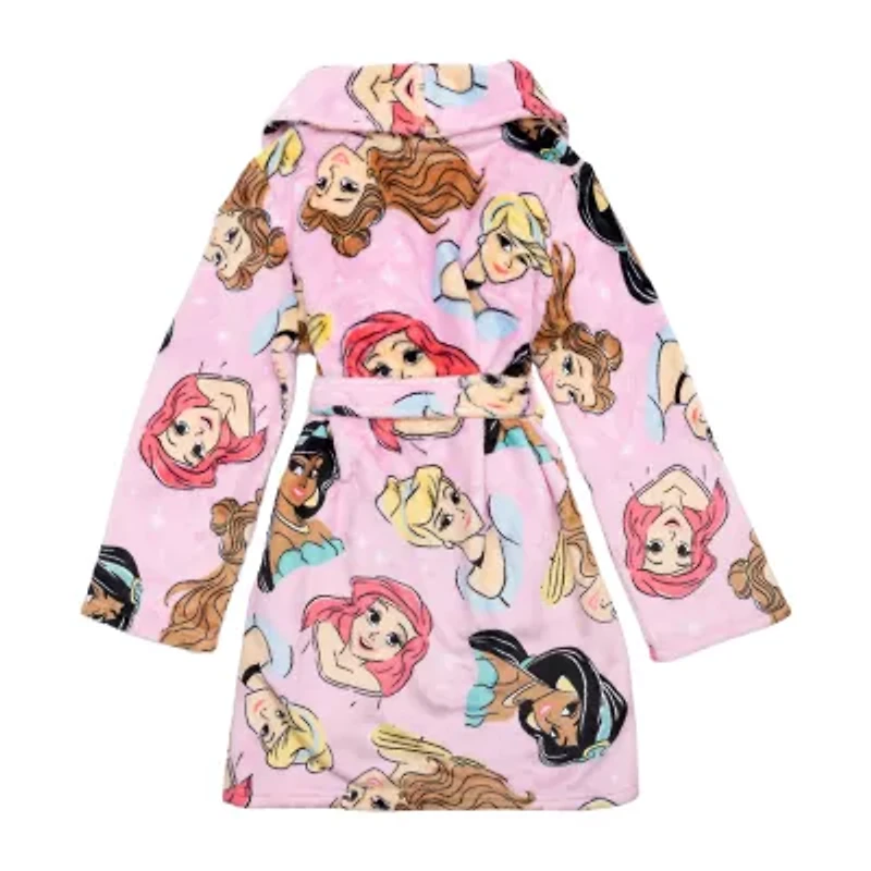 Disney Collection Little & Big Kid Girls Knee Length Long Sleeve Princess Robe