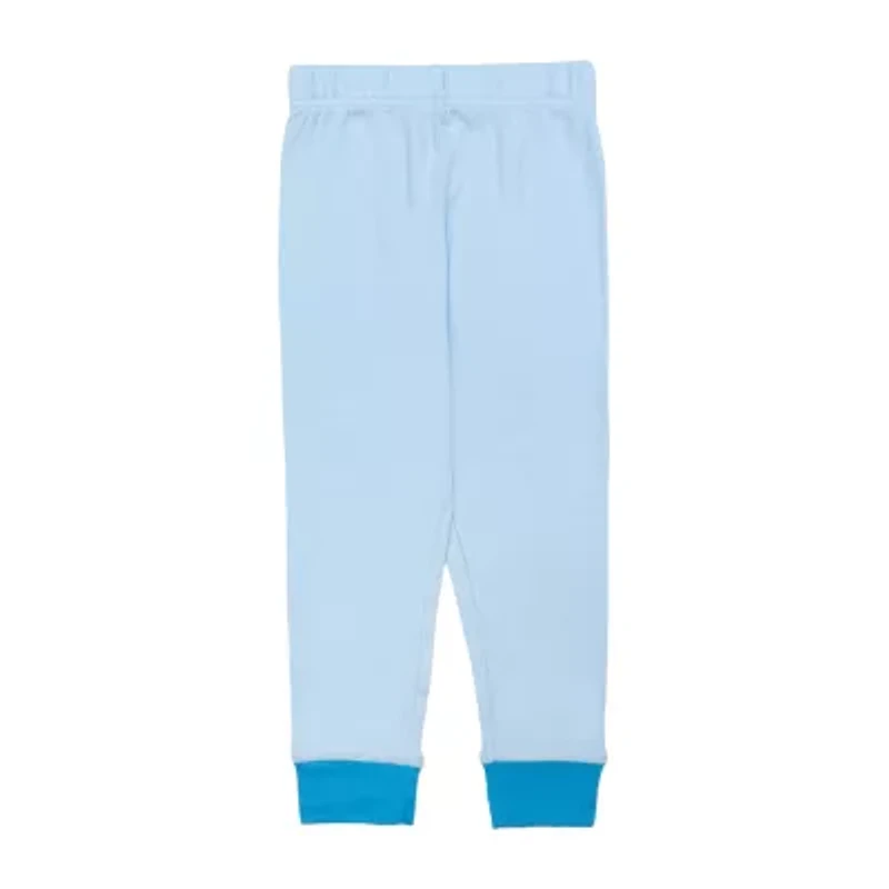 Toddler Boys Bluey Crew Neck Long Sleeve 4-pc. Pajama Sets