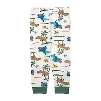 Toddler Boys Jurassic World Crew Neck Long Sleeve 4-pc. Pajama Sets