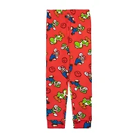 Little & Big Kid Boys Super Mario Crew Neck Long Sleeve 4-pc. Pajama Sets