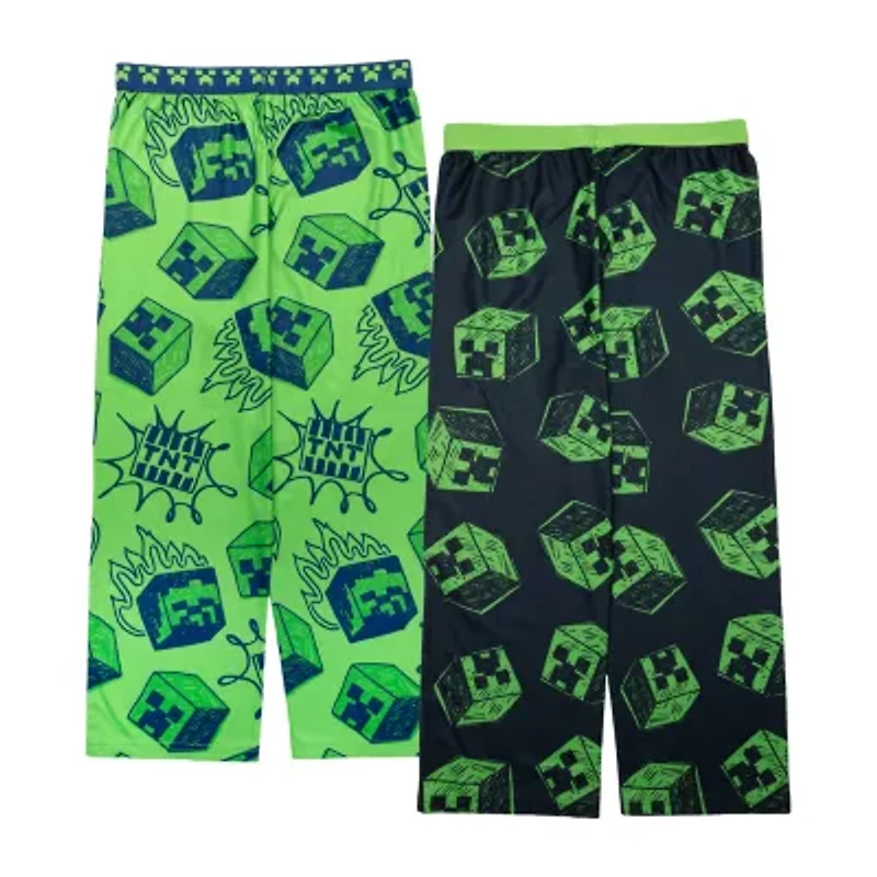 Big Kid Boys Minecraft 2-pc. Pajama Sets
