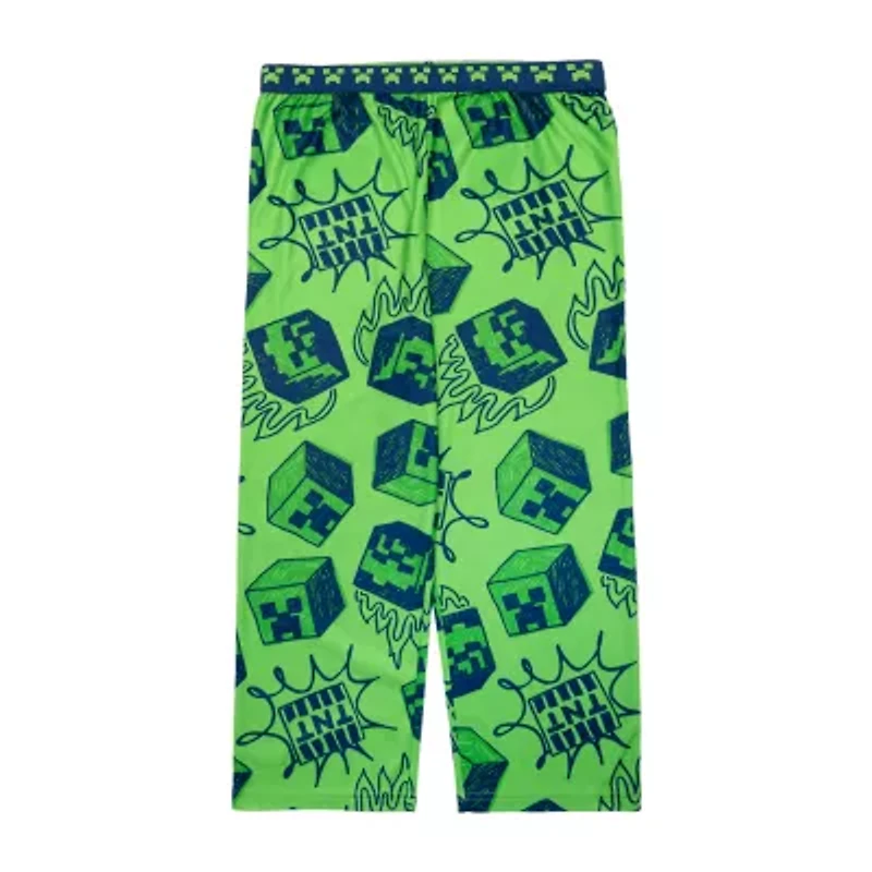 Big Kid Boys Minecraft 2-pc. Pajama Sets