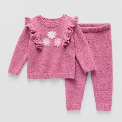 Okie Dokie Baby Girls 2-pc. Pant Set