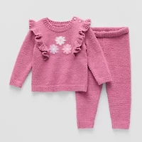 Okie Dokie Baby Girls 2-pc. Pant Set