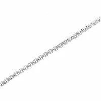 Mens Stainless Steel Inch Box Chain Necklace