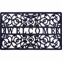 Welcome Cutout Rectangular Doormat - 18"X30"